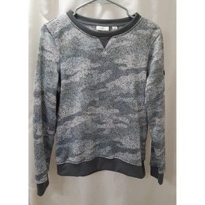 LL Bean Womens Crew Neck Camo Sweater Size XS